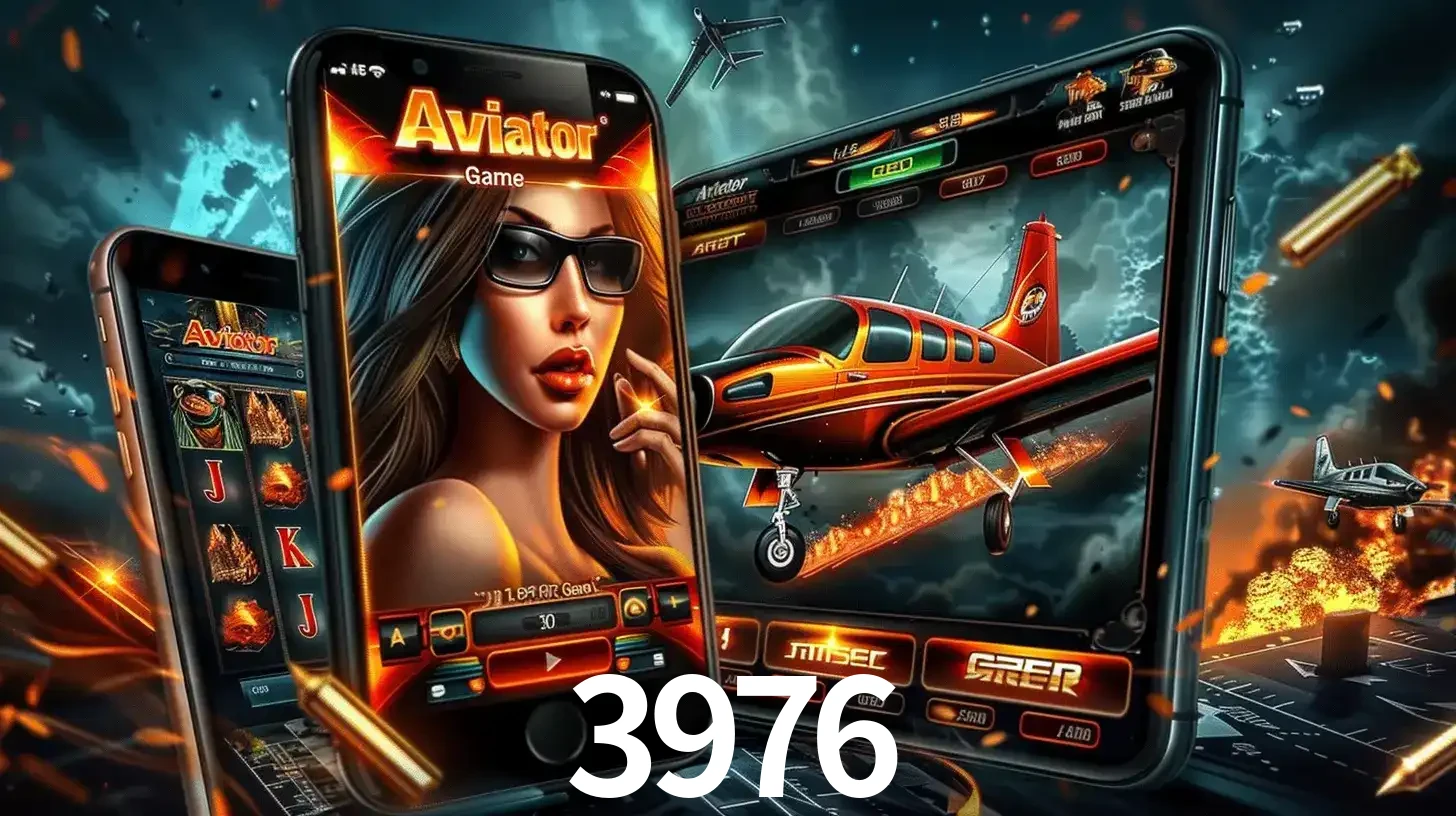O popular jogo de apostas Aviator exibido em vários celulares e tablets, mostrando a interface emocionante e a ação de voo disponíveis para jogar agora no 3976.